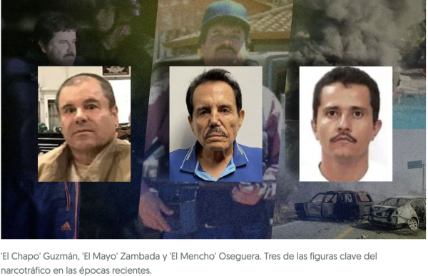 ‘El Chapo’, ‘El Mayo’ y ‘El Mencho’: Así fueron las tres grandes caídas de capos del narco en México